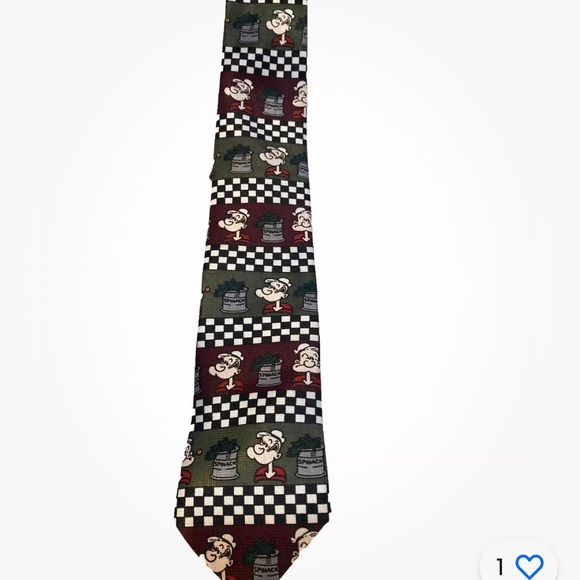 men’s Vintage Popeye, the sailor band Tie Comics 1995 - Picture 1 of 3